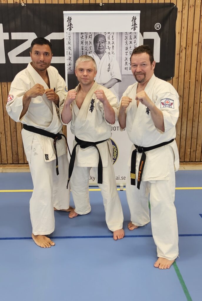 Sempai Turgay, sempai Nikolai, shihan Hallamaa